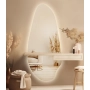 Lustro organiczne do toaletki z podświetleniem - JASPIS LED